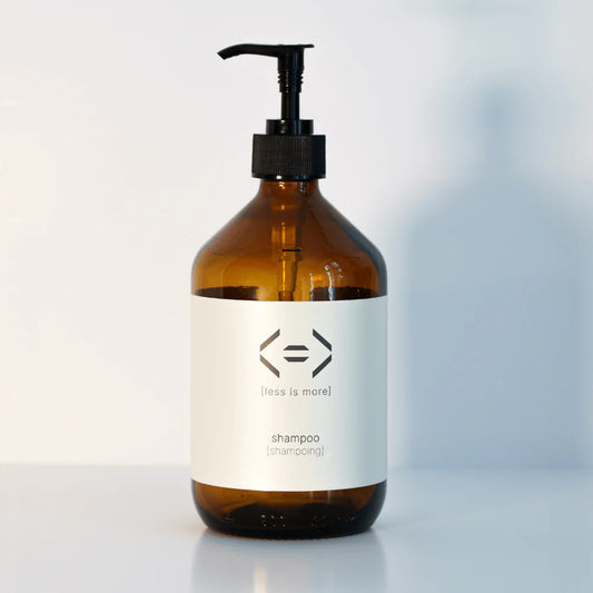 玻璃洗髮瓶500ml